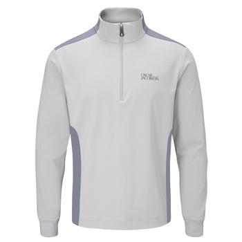 Oscar Jacobson Thornton Golf Sweater - Light Grey - main image