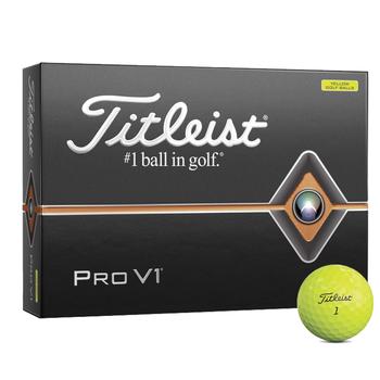 titleist pro v1 yellow