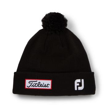 Titleist Tour Pom Pom Winter Beanie Hat -  Black - main image