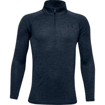 Under Armour Boys Tech 2.0 Half Zip Golf Top - Academy Blue - main image