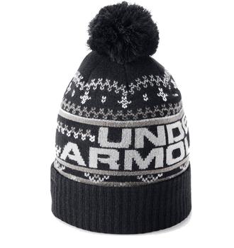 Under Armour Retro Pom Pom Beanie 3.0 - Black - main image