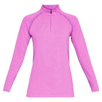 Under Armour Womens Vanish Seamless Quarter Zip - Pink - main image
