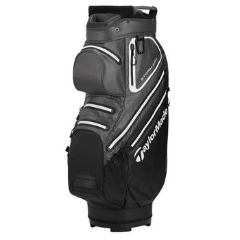 TaylorMade Storm Dry Waterproof Golf Cart Bag - Black/Grey/White - main image