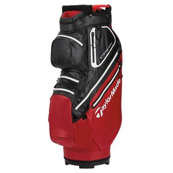 TaylorMade Storm Dry Waterproof Golf Cart Bag - Red/Black - main image