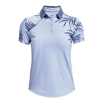 Under Armour Womens Iso-Chill Short Sleeve Golf Polo Shirt - Blue