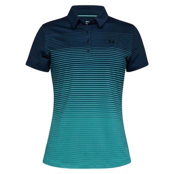 Under Armour Womens Zinger Short Sleeve Novelty Polo - Navy  - main image