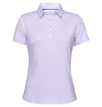 Under Armour Womens Zinger Short Sleeve Polo - Purple main - main image