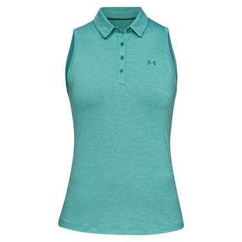 Under Armour Womens Zinger Sleeveless Polo - Blue 416 main - main image