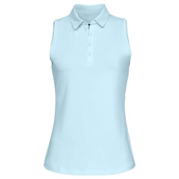 Under Armour Womens Zinger Sleeveless Polo - Blue 469 - main image