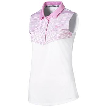Puma Women's Chevron Sleeveless Polo - Pale Pink - main image