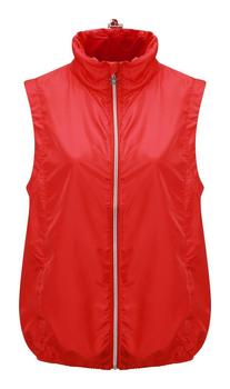 Swing Out Sister Womens Daisy Packable Gilet - Red - main image