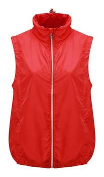 Swing Out Sister Womens Daisy Packable Gilet - Red