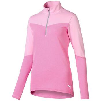 Puma Women's Evoknit Zip Sweater - Pale Pink Heather - main image