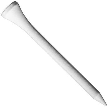 Longridge Wooden Golf Tees - 69mm White (100) - main image