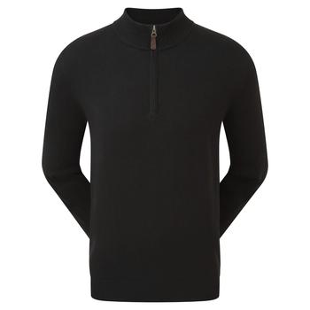 FootJoy Wool Blend 1/2 Zip Sweater - Black