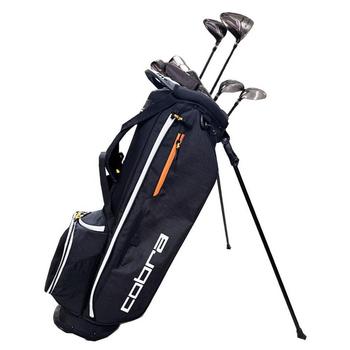 Cobra Fly XL 2 Golf Package Set +1'' Longer Steel Stand Bag (11 Piece) Stiff