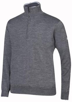 Oscar Jacobson Iwan Pin Half-Zip - Grey - main image