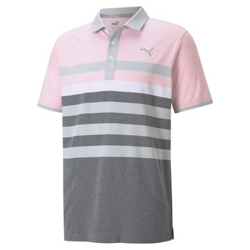 Puma Mattr One Way Golf Polo Shirt - Pink Lady - main image