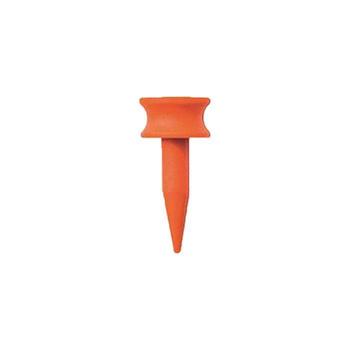 Longridge Pro Plastic Step Golf Tees - Orange 5mm - main image