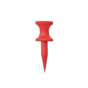 Longridge Pro Plastic Step Golf Tees - Red 12mm (1000) - main image