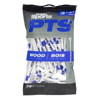 Pride Professional 75 Wooden Golf Tee Pack 83mm - Blue - main image