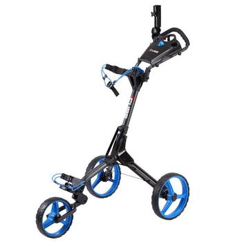 Cube Golf Push Trolley - Charcoal/Blue + FREE Gift Pack - main image