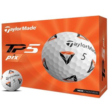 TaylorMade TP5 Pix 2.0 Golf Balls - White