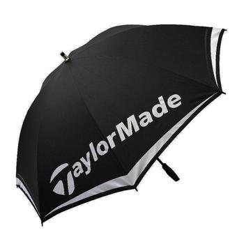 TaylorMade Single Canopy 60'' Golf Umbrella - Black/White/Grey - main image