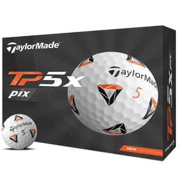 TaylorMade TP5x Pix 2.0 Golf Balls - White - main image