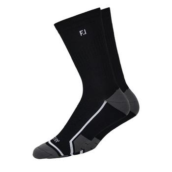 FootJoy Tech DRY Crew Golf Socks - Black - main image