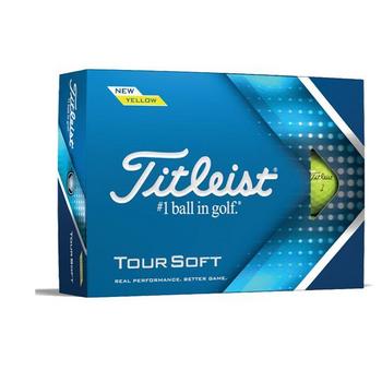 Titleist Tour Soft Golf Balls - Yellow 