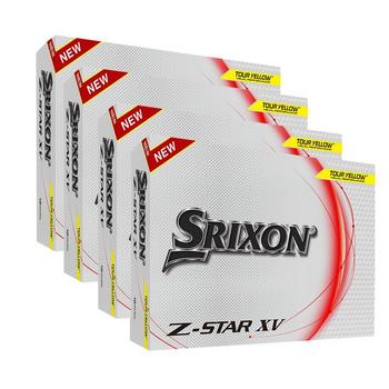 Srixon Z-Star XV Golf Balls - Yellow (4 FOR 3) - main image