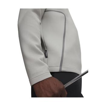 Under Armour UA Drive 1/4 Zip Golf Midlayer - Titanium/Clay Green - main image