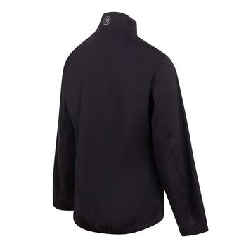 ProQuip Jasmine ProPac-Lite Ladies Waterproof Golf Jacket - Black/Pink - main image
