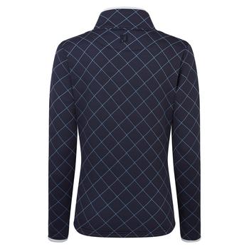 FootJoy Ladies Jersey Quilted Golf Mid Layer Sweater - Navy - main image