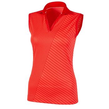 Galvin Green Mira Ventil8 Ladies Golf Polo Shirt Red