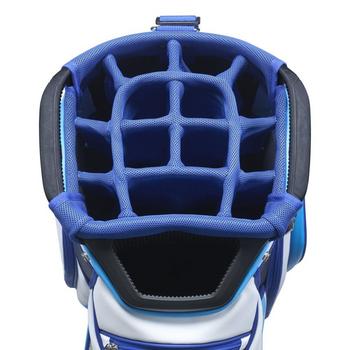 Mizuno Staff Cart Bag - White/Navy/Blue - main image
