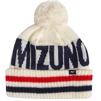 Mizuno Breath Thermo Golf Bobble Hat - White - main image