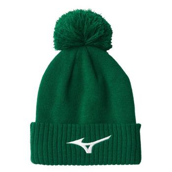 Mizuno Crested Bobble Hat - Green - main image