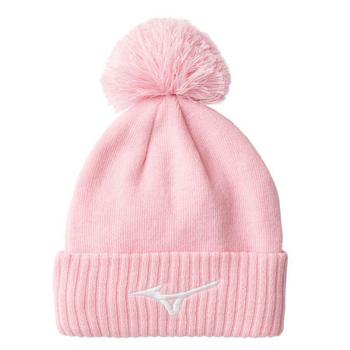Mizuno Crested Bobble Hat Pink - main image