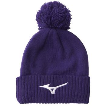 Mizuno Crested Bobble Hat Purple - main image