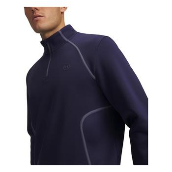 Under Armour UA Drive 1/4 Zip Golf Midlayer - Midnight Navy/Downpour Grey - main image