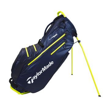 TaylorMade Flextech Waterproof Golf Stand Bag - Navy/Yellow