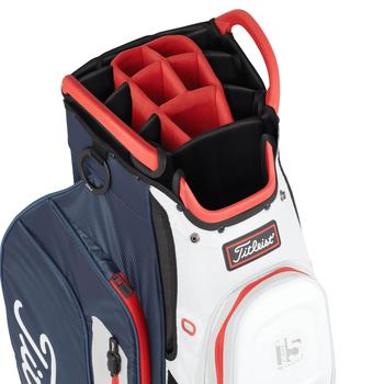 Titleist Cart 15 StaDry Golf Cart Bag - Navy/White/Red