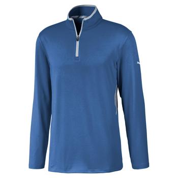Puma Rotation Quarter Zip Golf Jumper Star Saphire