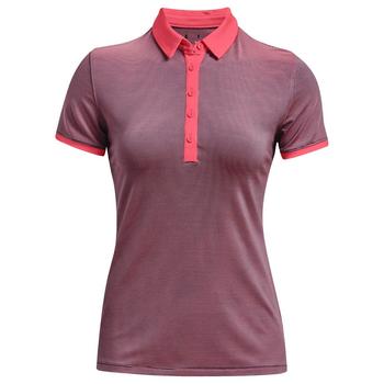 Under Armour Womens Zinger Short Sleeve Golf Polo Shirt Blue Note
