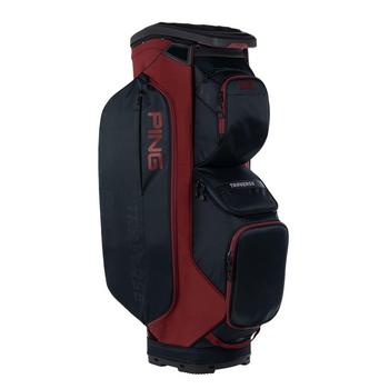 PING Traverse 244 Golf Cart Bag Black / Heather Red
