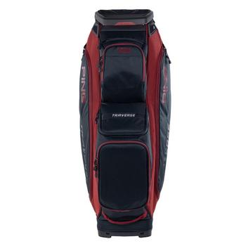 Ping Traverse 244 Golf Cart Bag - Black/Heather Red - main image