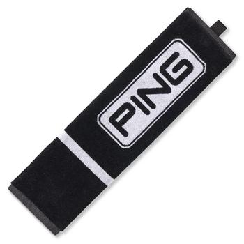 Ping Tri-Fold Golf Towel - Black/White - main image