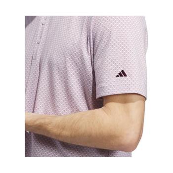 adidas Ultimate365 Go-To Print Golf Polo Shirt - Purple - main image